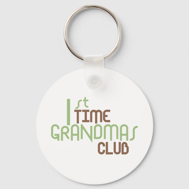 Porte-clés 1ère fois Grandmas Club (Vert) (Recto)