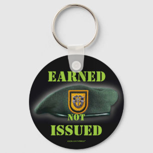 Porte-clés 1st special forces flash green berets Keychain