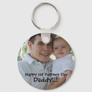 Porte-clés 1stfathersday, ?ère fête des pères heureuse, pa