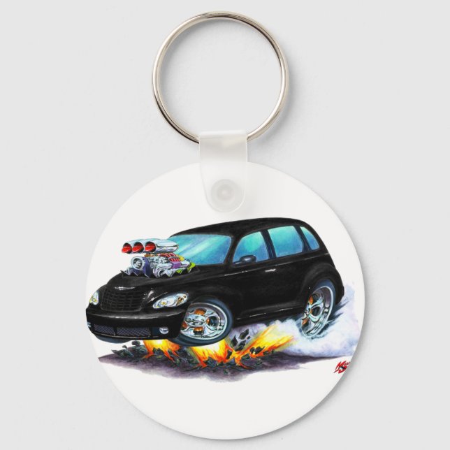 Porte-clés 2008-10 PT Cruiser Black Car (Recto)