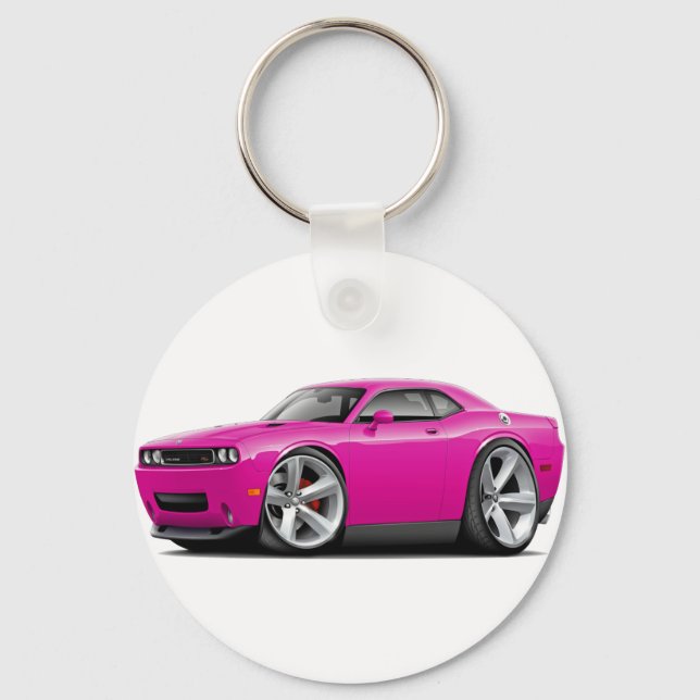 Porte-clés 2009-11 Challenger RT Fuschia Car (Recto)