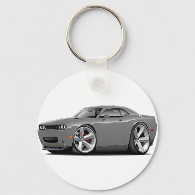 Porte-clés 2009-11 Challenger RT Grey Car (Recto)