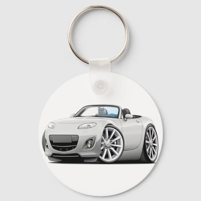 Porte-clés 2009-13 Miata White Car (Recto)