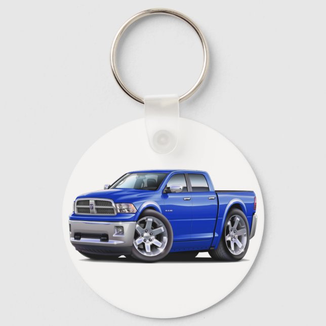 Porte-clés 2010-12 Ram Dual Blue Truck (Recto)