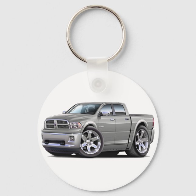 Porte-clés 2010-12 Ram Dual Silver Truck (Recto)