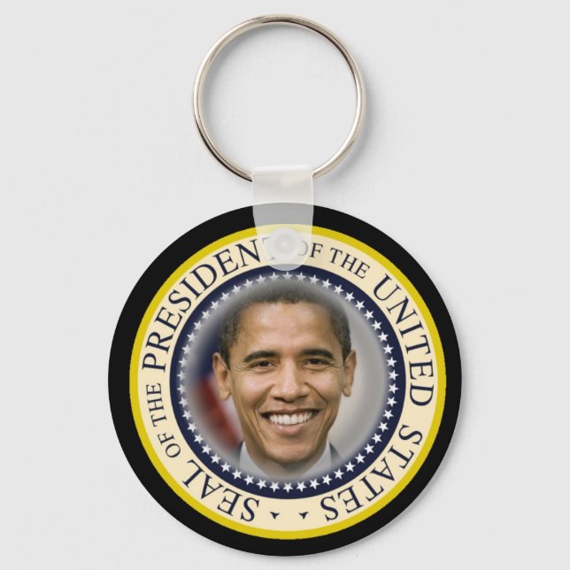 Porte-clés 2012 Le président américain Barack Obama (Recto)