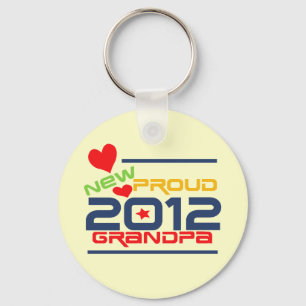 Porte-clés 2012 T-shirts et cadeaux fiers de grand-papa