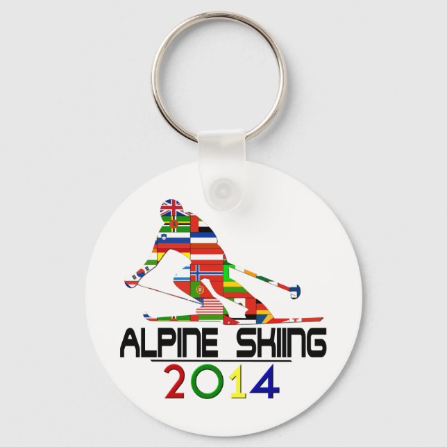 Porte-clés 2014: Alpine Skiing (Recto)