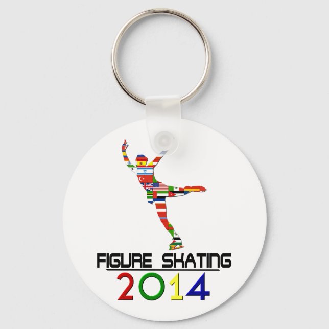 Porte-clés 2014 : Patinage artistique (Recto)