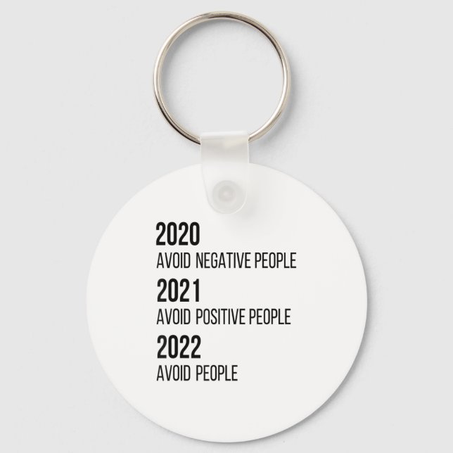 Porte-clés 2020 2021 2022 Citations de motivation sarcastique (Recto)