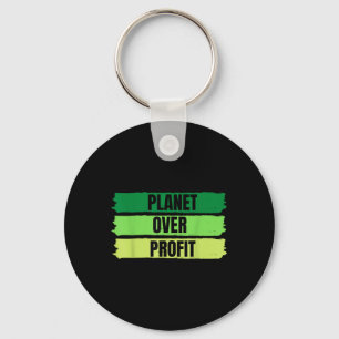 Porte-clés 2022 Planet Over Profit Jour des terres T-shirt Vi