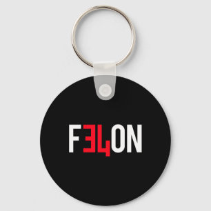 Porte-clés 2024 Condamné Felon &# ; Plus De Raisons De Voter