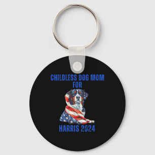Porte-clés 2024 Enfant Chien Maman For Harris 2024