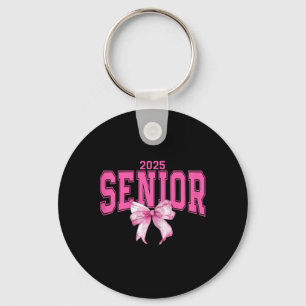 Porte-clés 2025 Senior Coquette Cl Of 2025 Graduation Pink Bo