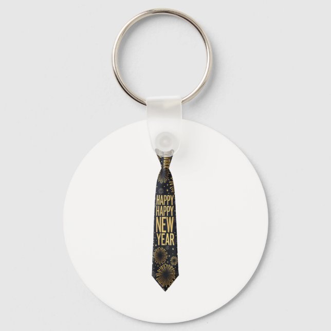 Porte-clés 2026 New Year's Party Funny Fireworks Party New Ye (Recto)