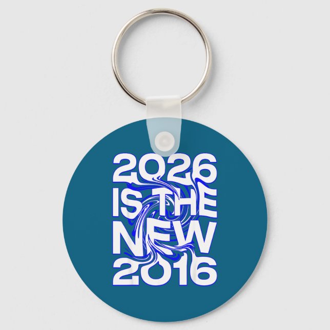 Porte-clés 2026 Nouveau 2016 Rétro Futur (Recto)
