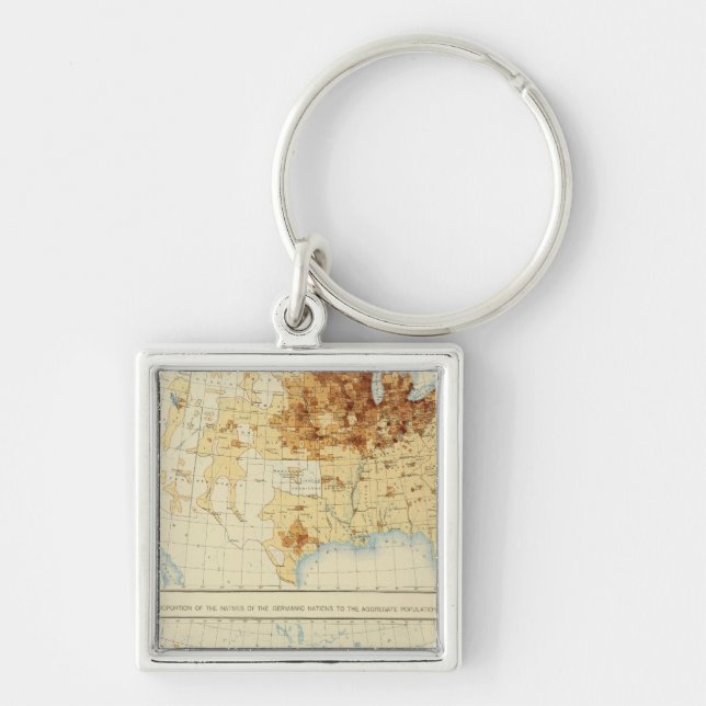 Porte-clés 20 Autochtones des nations germaniques 1890 (Devant)