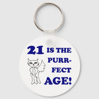 Porte-clés 21e anniversaire présent