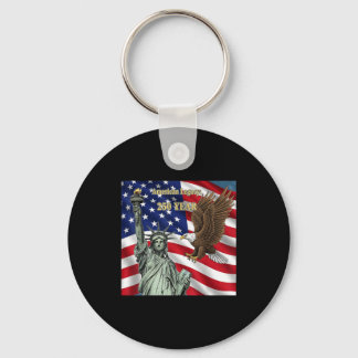 Porte-clés 250 ans 1776 2026 250e anniversaire 4 juillet