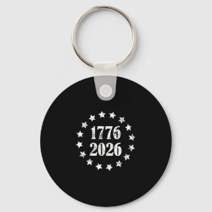 Porte-clés 250 ans 1776-2026 250e anniversaire, 4 juillet