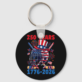 Porte-clés 250 Ans 1776 2026 250e anniversaire Hockey sur gla