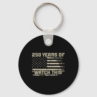 Porte-clés 250 Ans Anniversaire Amérique 1776-2026 Indépendan
