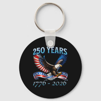Porte-clés 250 ans Fête du 250e anniversaire américain 1776-2