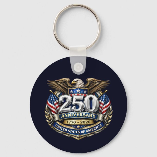 Porte-clés 250e anniversaire des États-Unis (Recto)