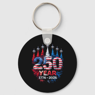 Porte-clés 250e anniversaire États-Unis Drapeau américain pat