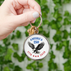 Porte-clés 250e anniversaire USA 2026 Pygargue à tête blanche
