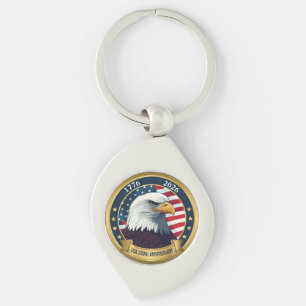 Porte-clés 250e anniversaire USA patriotique 1776–2026