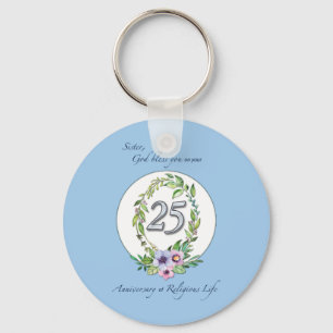 Porte-clés 25e anniversaire de la couronne catholique des nat