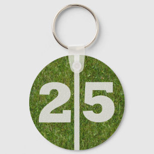 Porte-clés 25ème Cadeau d'anniversaire