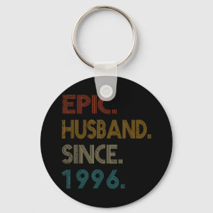 Porte-clés 25th Wedding Anniversary Gift Him Epic Husband