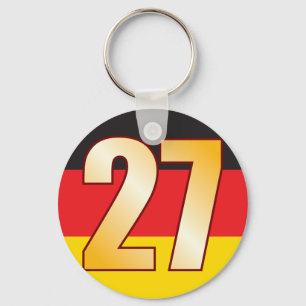 Porte-clés 27 GERMANY Gold