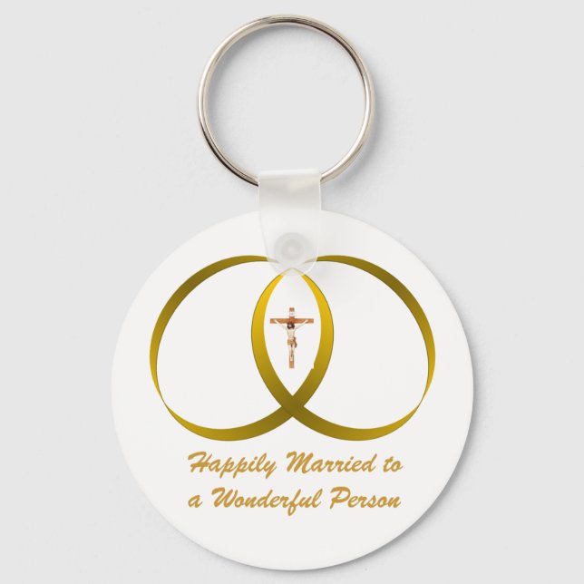 Porte-clés 2 anneaux & JESUS, (Recto)