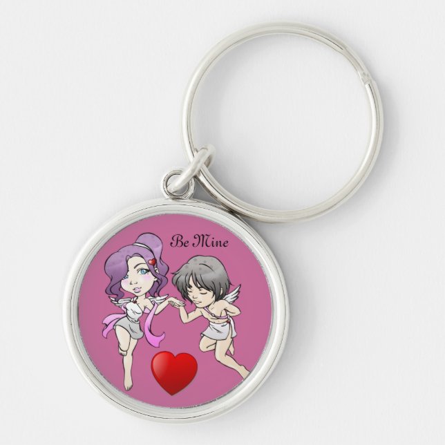 Porte-clés 2 Cupids Valentine Porte - clé (Devant)
