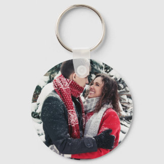 Porte-clés 2 photo double face personnalisée