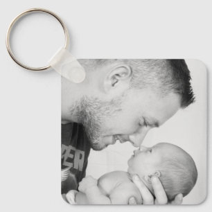 Porte-clés 2 photo personnalisée double face