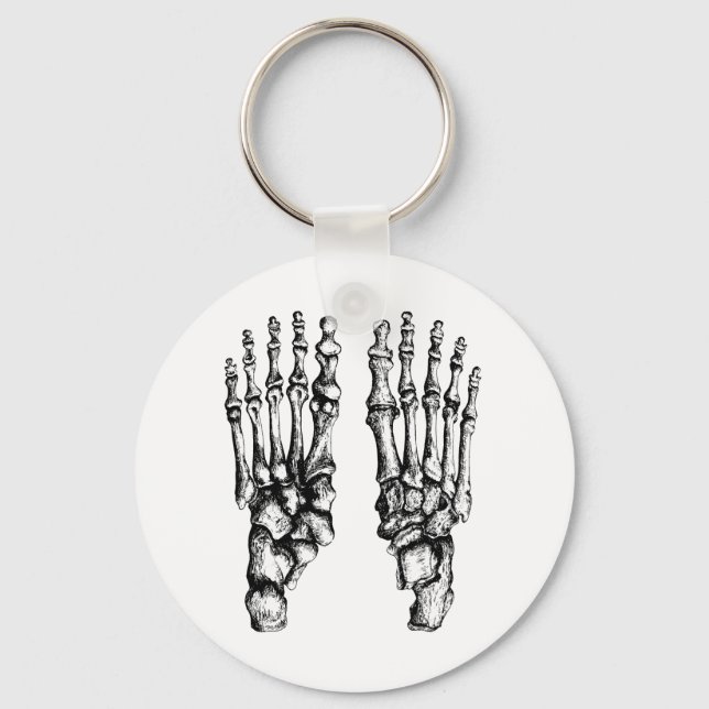 Porte-clés 2 pieds vers le haut (Recto)