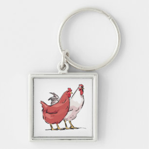 Porte-clés 2 Porte - clé poulets