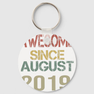 Porte-clés 2e anniversaire 2 ans Vintage stupéfiant depuis ao