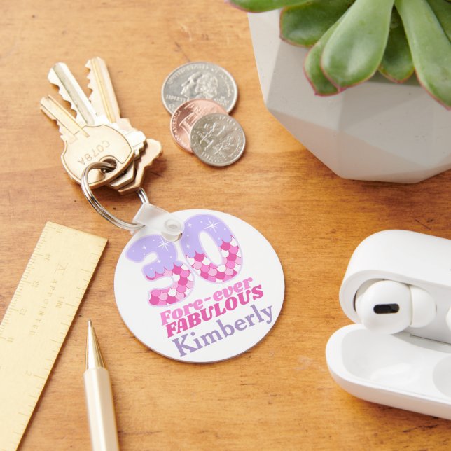 Porte-clés 30 ForE-ever fabuleux cadeau de 60e anniversaire - (Bureau)