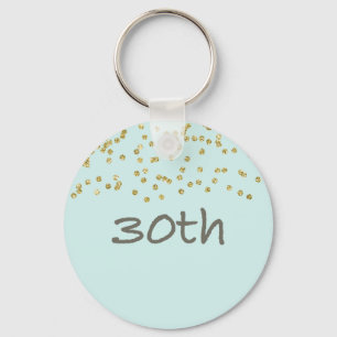 Porte-clés 30e anniversaire Confetti