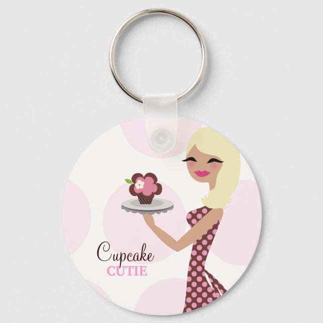 Porte-clés 311-Cupcake Cutie Porte - clé blond clair (Recto)