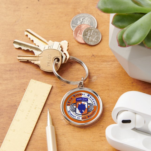 Porte-clés 35e Porte - clé de la brigade des transmissions (Bureau)