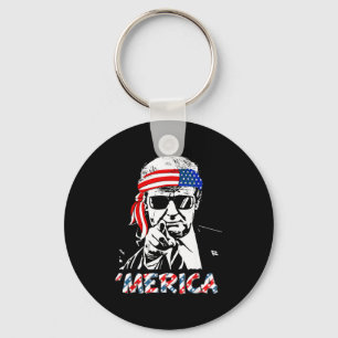 Porte-clés 'merica Trump Joyeux 14 Juillet Trump Américai