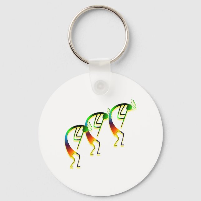 Porte-clés 3 Kokopelli #12 (Recto)