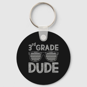 Porte-clés 3e année Dude Troisième année Enseignants Étudiant