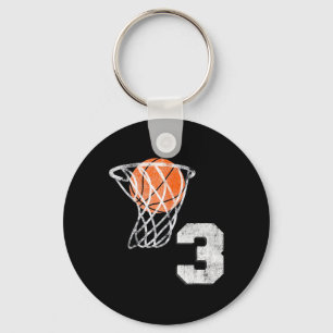 Porte-clés 3e anniversaire Basketball 3 ans Garçons Enfant